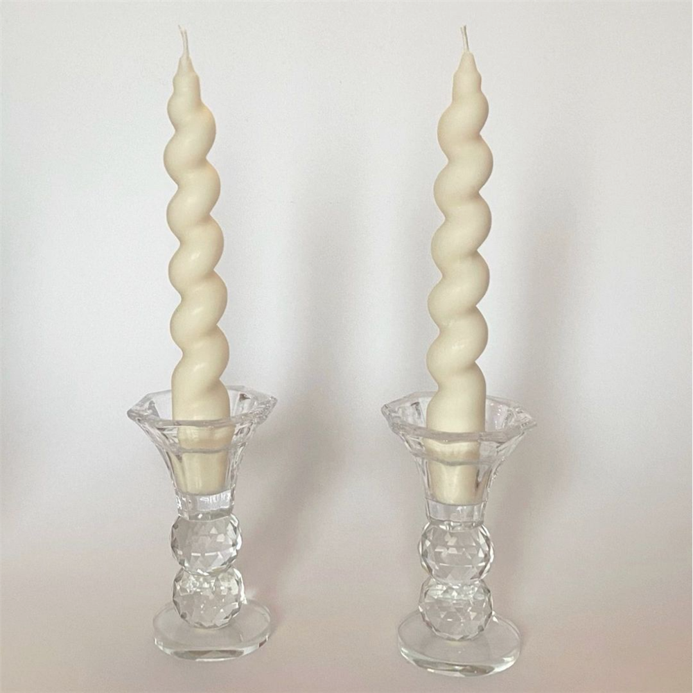 Swirl set od 2 uvijene sveće