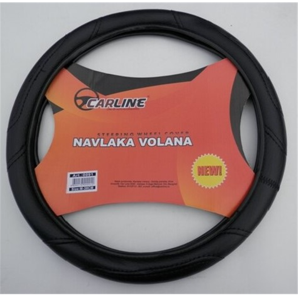 Navlaka volana CAR LINE CLASSIC eko koža L 40cm crna