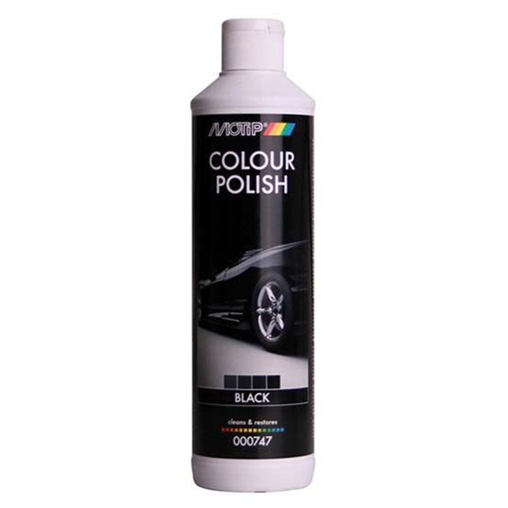 Sredstvo za poliranje MOTIP Colour Polish 500ml crno