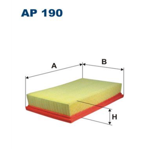 Filter vazduha Agila 1.0-1.2 00- / Filtron AP190