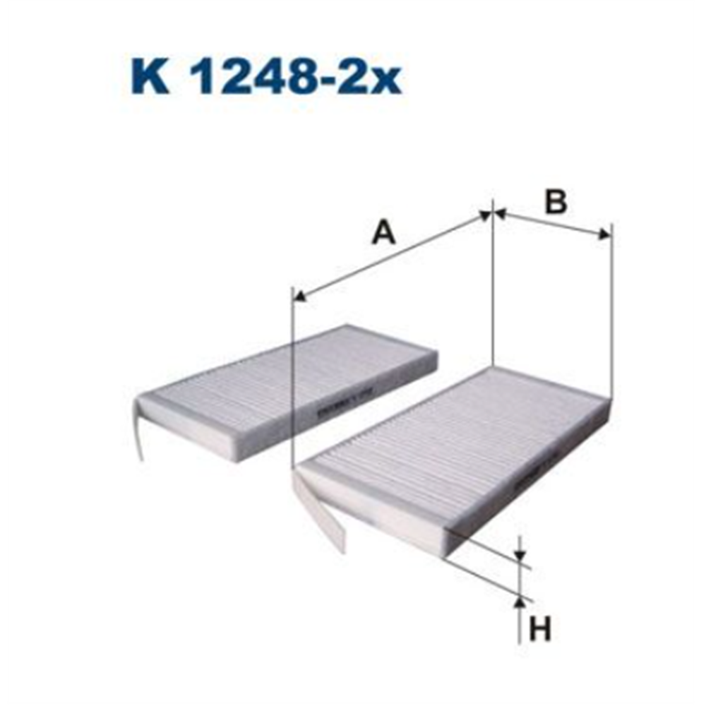 Filter kabine Kangoo 08> / Filtron K1248-2x