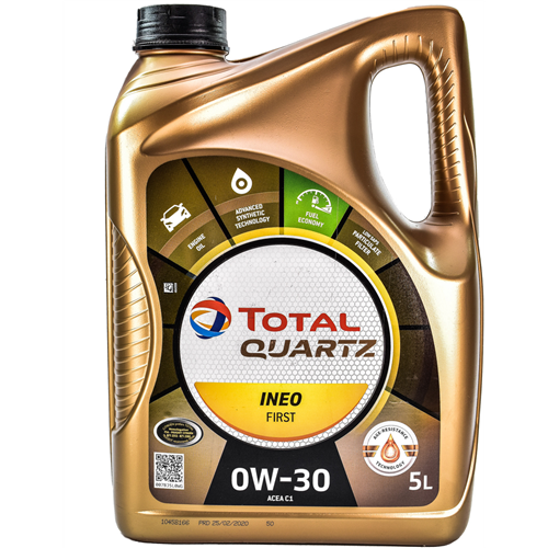 Ulje za motor Total 0W30 INEO Quartz First 5L