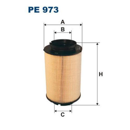 Filter goriva PE973 Golf 5 1.9/2.0 TDI / Filtron PE973