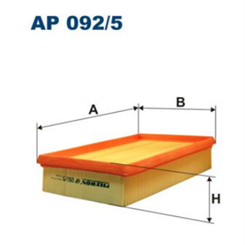 Filter vazduha Stilo 1.9JTD 01- / Filtron AP092/5