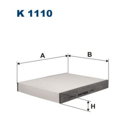 Filter kabine Fiesta V 02- Fusion / Filtron K1110