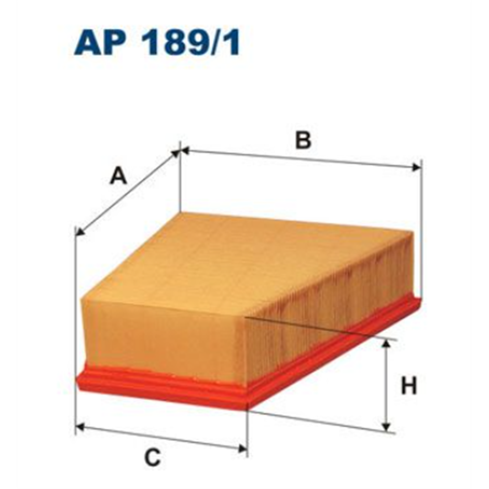 Filter vazduha Fabia 1.4/1.9tdi / Filtron AP189/1