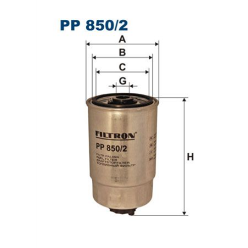 Filter goriva A4/6 Passat 1.9TDI / Filtron PP850/2