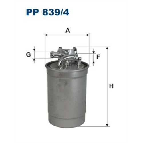 Filter goriva A4/6/8 2.5TDI / Filtron PP839/4