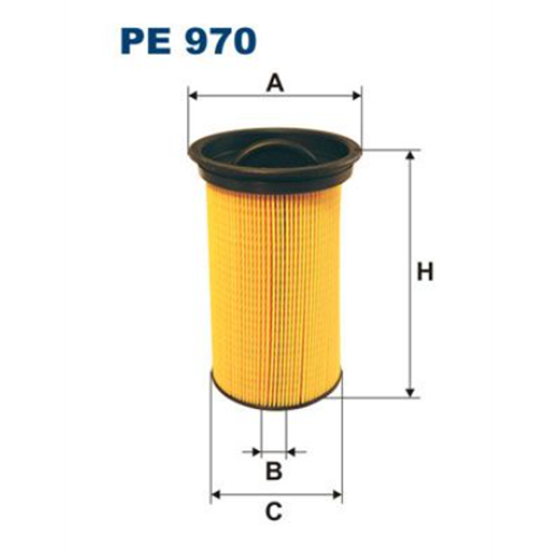 Filter goriva BMW 3 318/320D / Filtron PE970