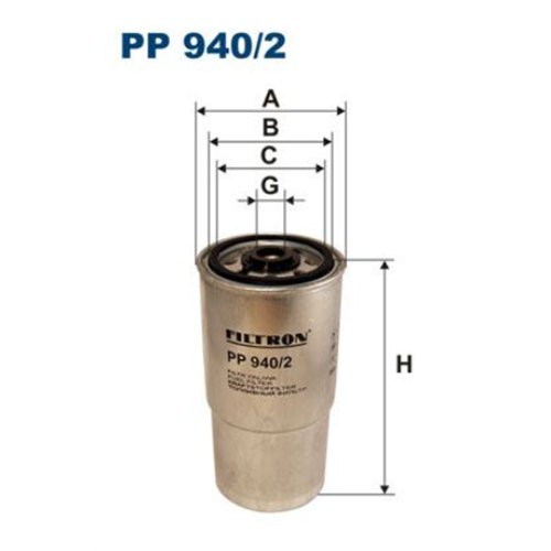 Filter goriva BMW 7 E38 96- / Filtron PP940/2