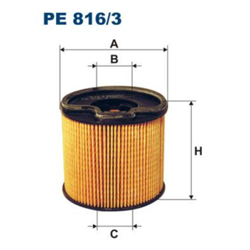 Filter goriva C5 Xsara Xantia 2,0hdi Bosch kućište / Filtron PE816/3