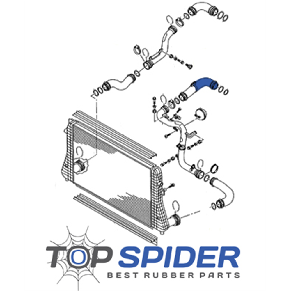 Crevo interkulera A3, Octavia, Superb 1.9-2.0TDI