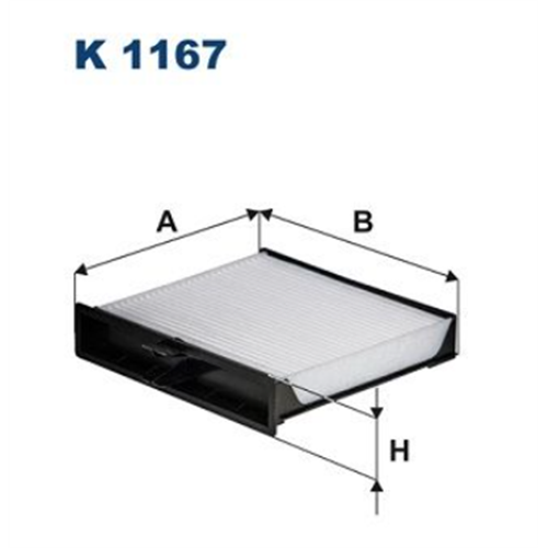 Filter kabine Scenic 03- / Filtron K1167