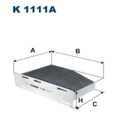 Filter kabine A3/Golf 5/6 / Filtron K1111A