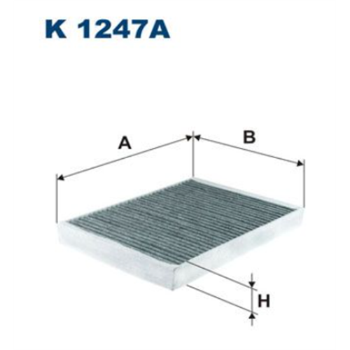 Filter kabine 407 04- C5 08- / Filtron K1247A