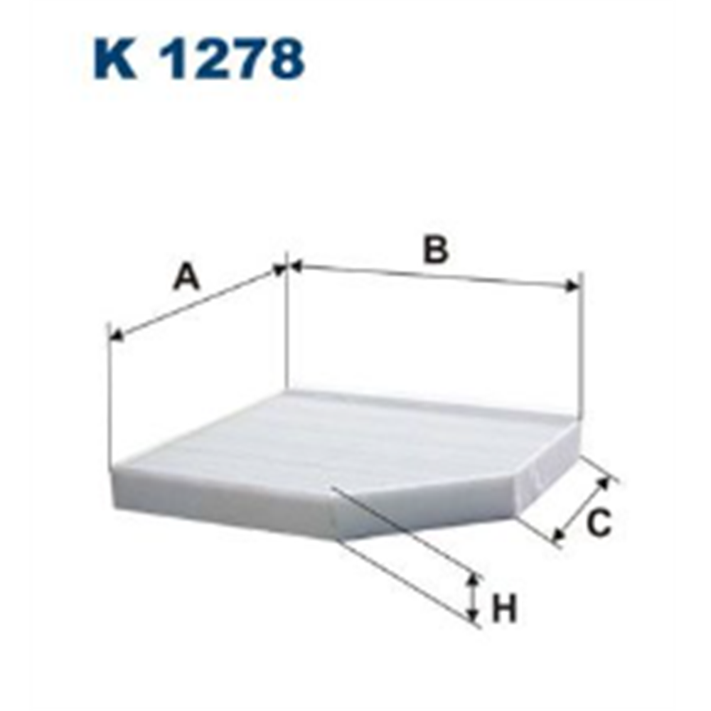 Filter kabine Audi A4 07- / Filtron K1278