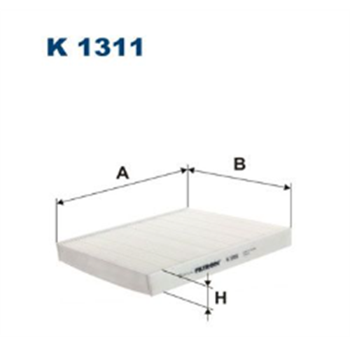 Filter kabine Golf 7/Octavia 3 / Filtron K1311