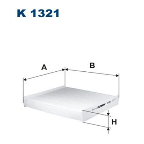 Filter kabine Clio 4 Logan 1.5dci / Filtron K1321