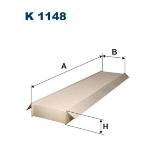 Filter kabine Mondeo 3 00-07 / Filtron K1148