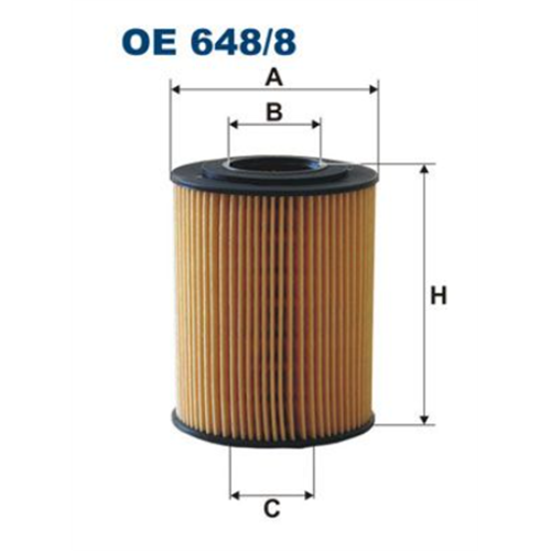 Filter ulja Astra J/Zafira 2 1.7CDTI / Filtron OE648/8