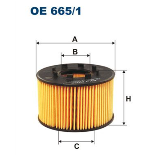 Filter ulja Mondeo 3 2.0TDDI/TDCI / Filtron OE665/1