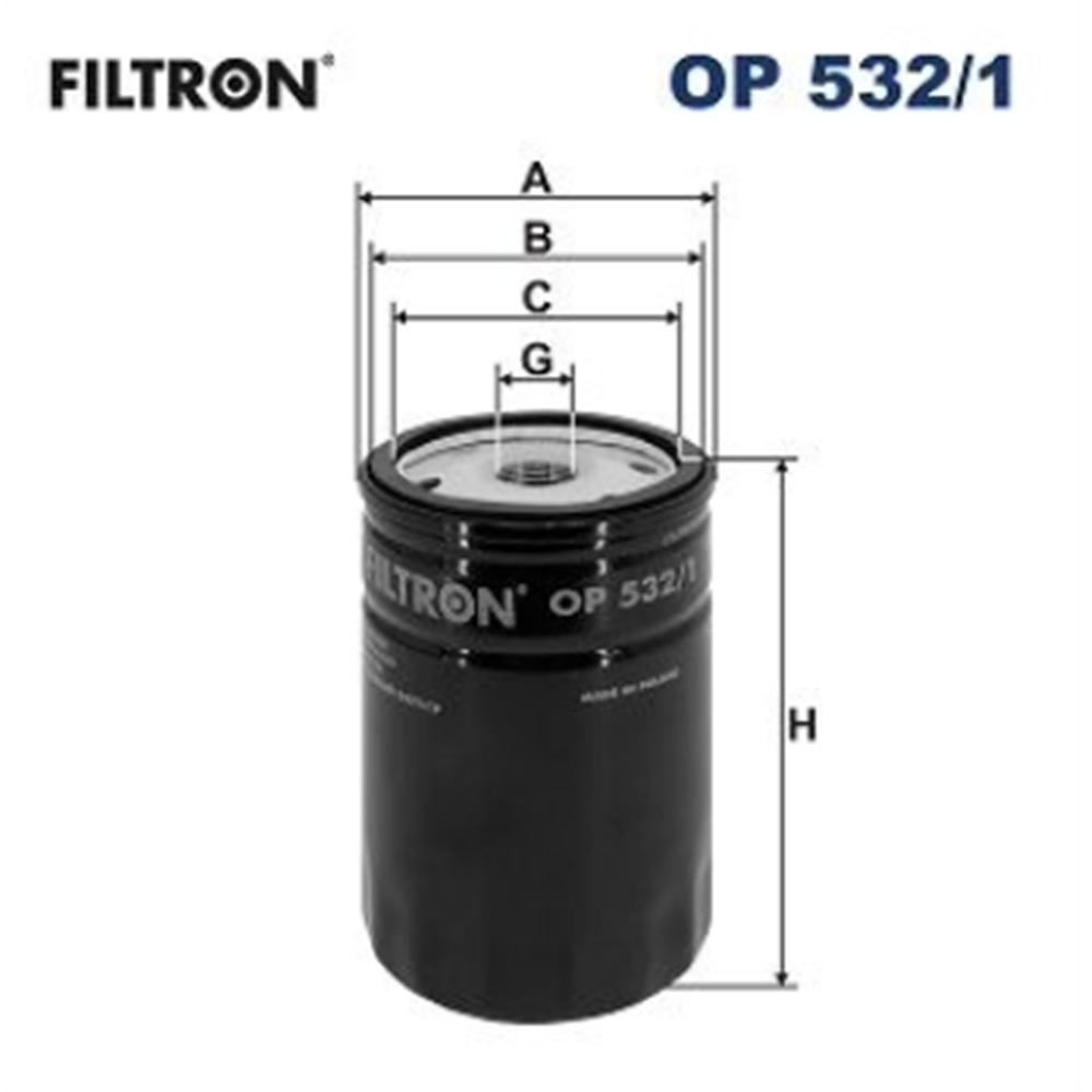 Filter ulja Focus/Mondeo 1.6 / Filtron OP532/1