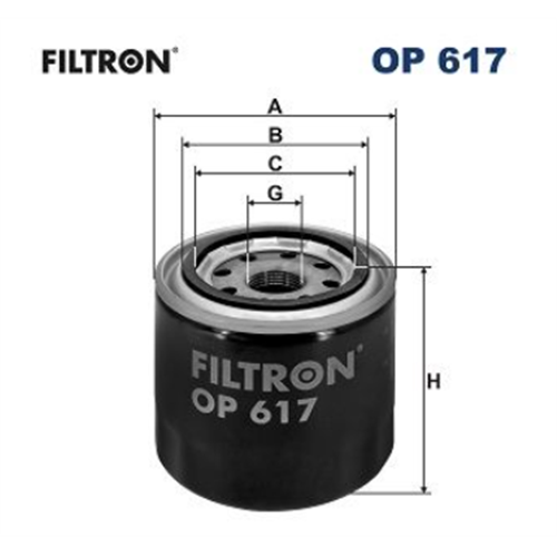 Filter ulja Getz/Kia I20/I30 / Filtron OP617