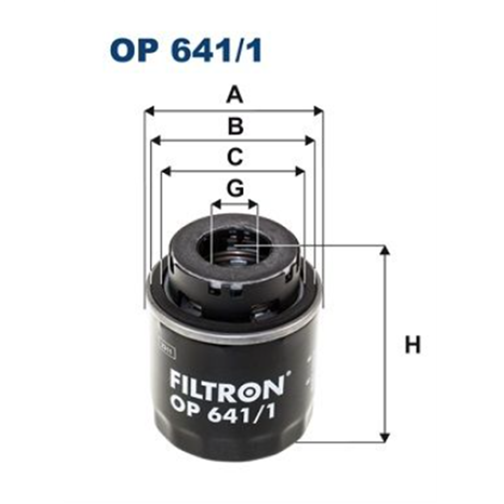 Filter ulja Golf 5/6 Octavia 2 1.4TSI / Filtron OP641/1