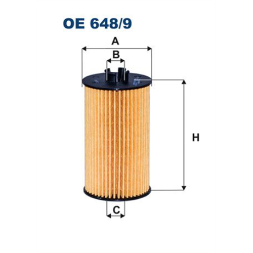 Filter ulja Astra J/K 1.6CDTI 14- / Filtron OE648/9