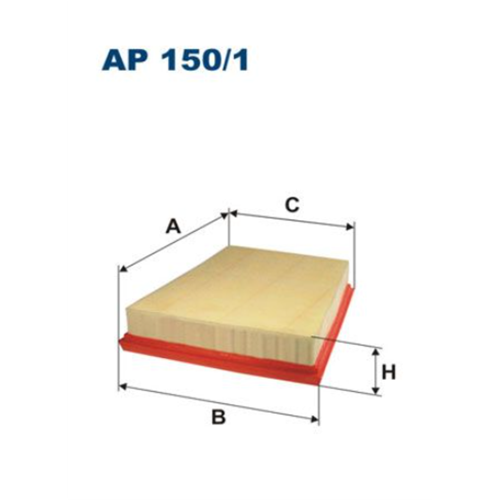 Filter vazduha Fiesta 5 1.6TDCI 14- / Filtron AP150/1