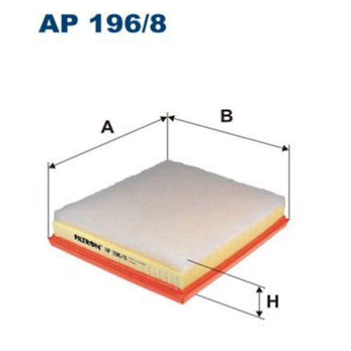 Filter vazduha C3/4 508 1.6HDI 13- / Filtron AP196/8