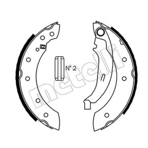 Paknovi Clio II Saxo Logan P106/206 / Metelli 53-0350