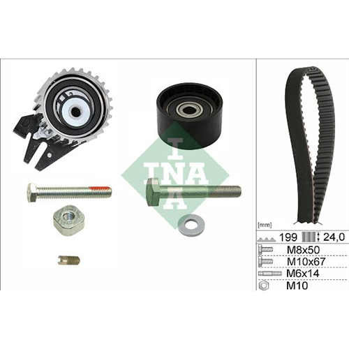 Set razvoda Vectra C Astra H 1.9CDTI / INA 530056210