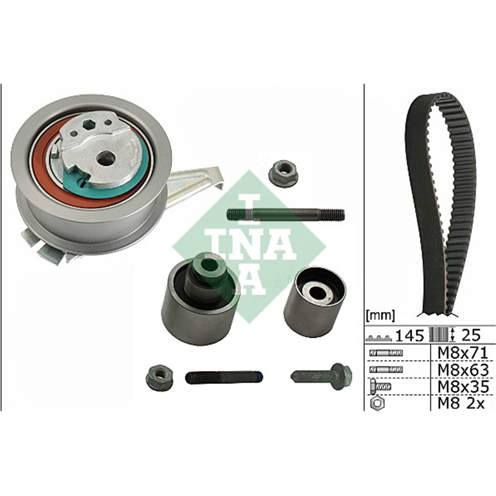 Set razvoda VW/Audi 1.6/2.0 TDI / INA 530065010