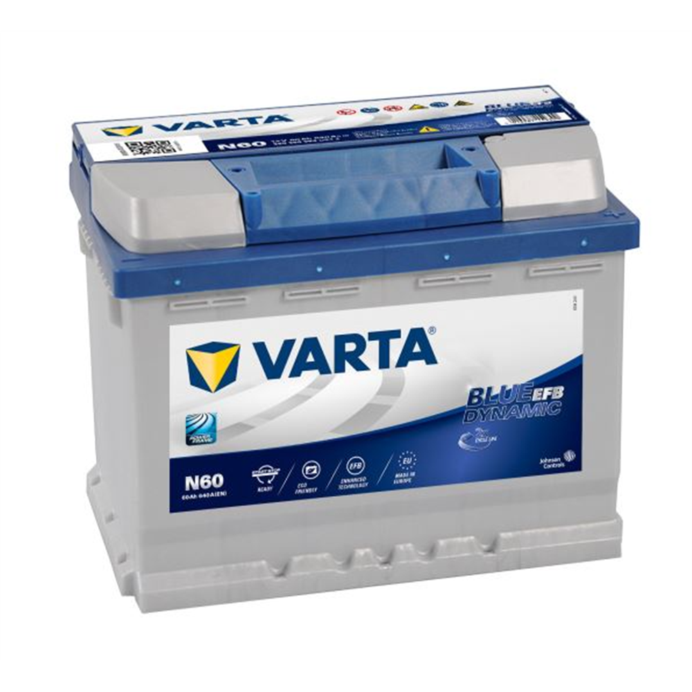 Akumulator Varta Blue EFB 12V60Ah D+ 560A