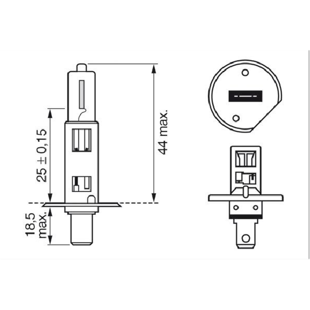 Sijalica 12V H1 55W Bosch ECO