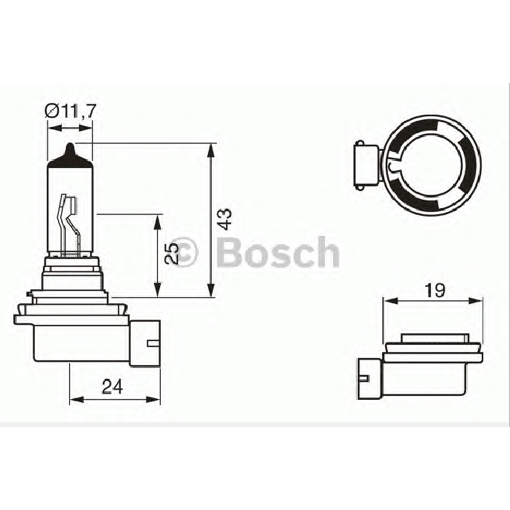 Sijalica 12V H11 55W Bosch PureLight