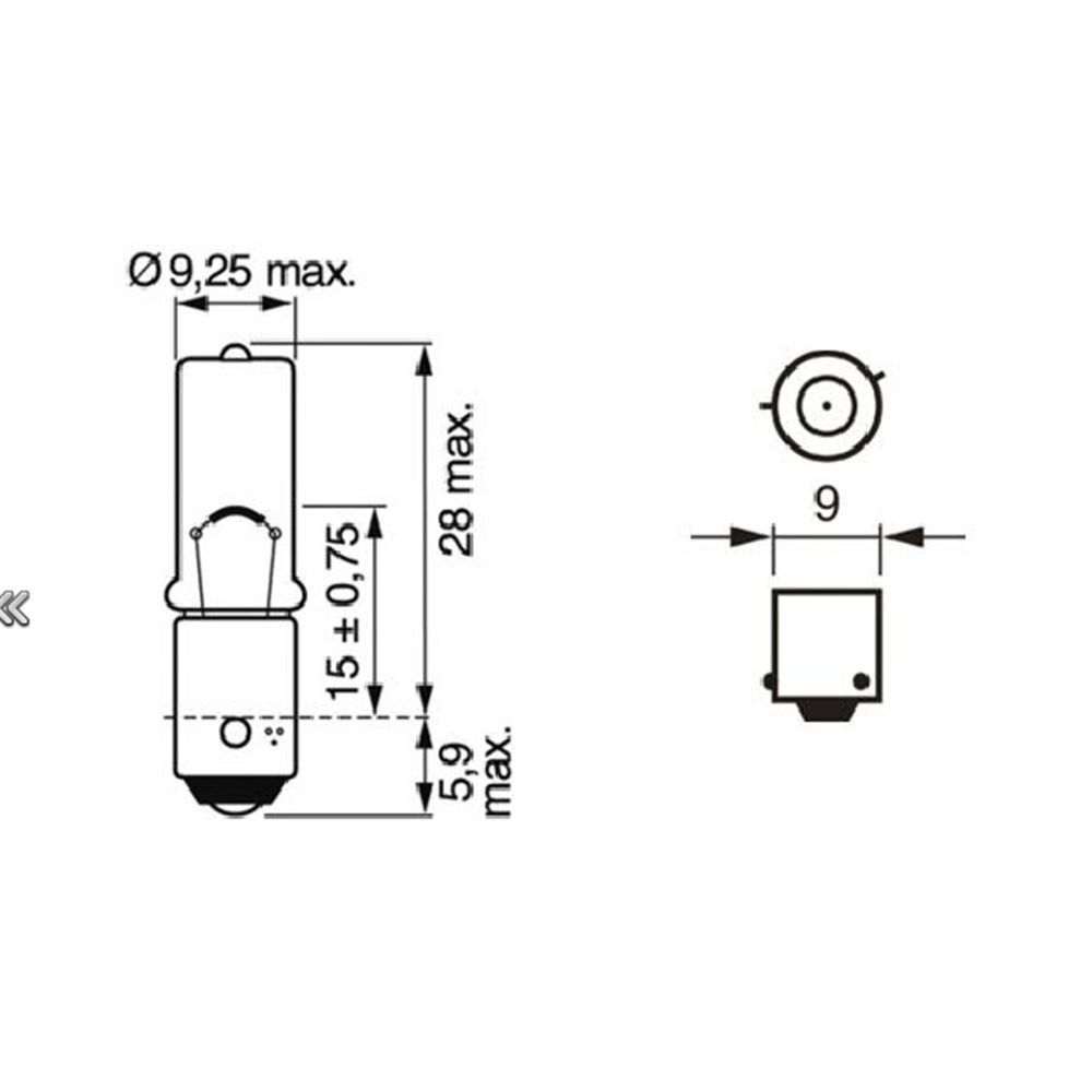 Sijalica 12V H6 6W Bosch ECO