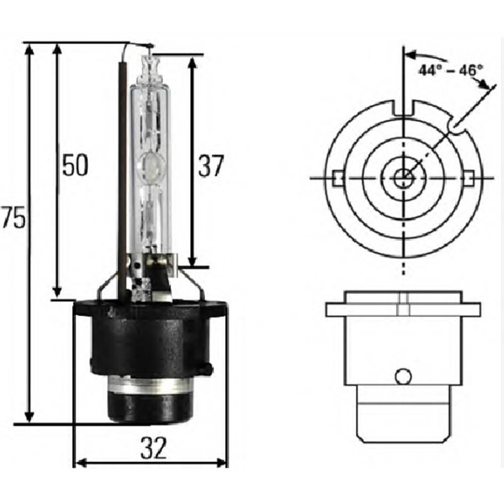 Sijalica 12V D2S 35W Xenon Hella 4300K