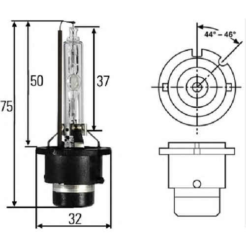 Sijalica 12V D2S 35W Xenon Hella 4300K