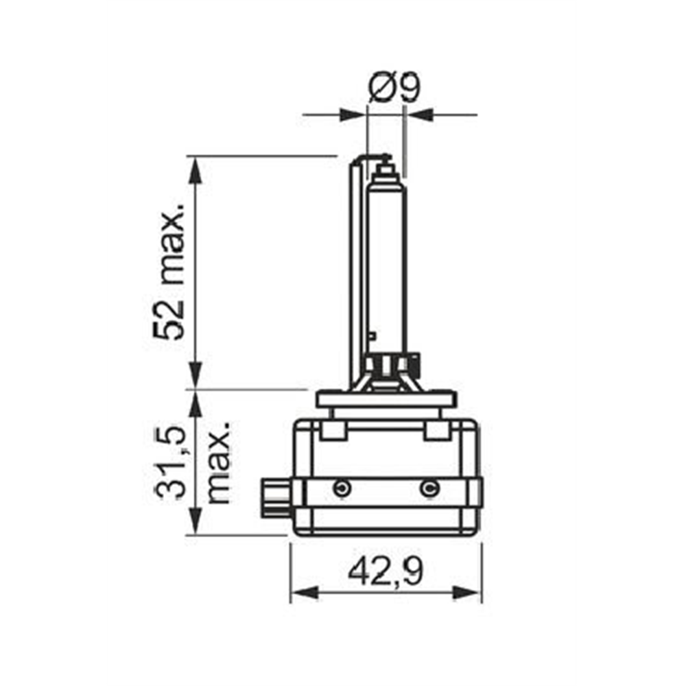 Sijalica 12V D1S 35W XENON Bosch ECO 4300K