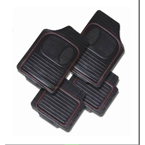 Patosnice univerzalne crne S6 sa crvenim obodom Car Mats