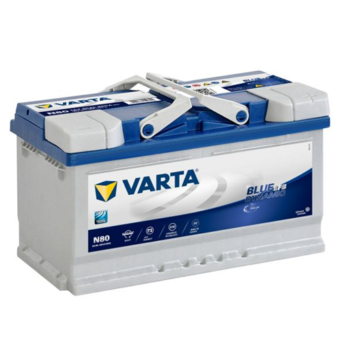 Akumulator Varta Blue EFB 12V80Ah D+ 730A