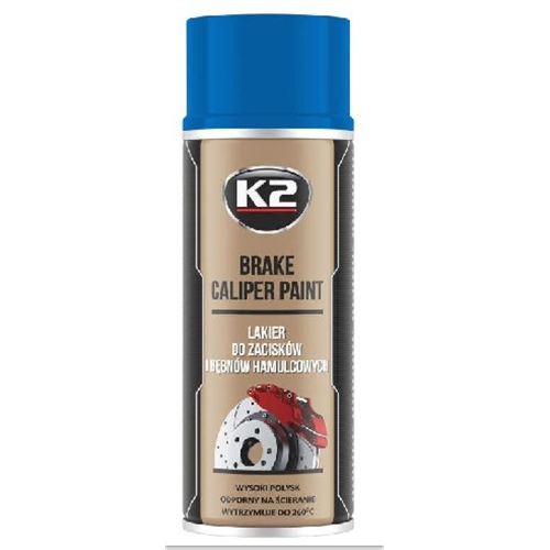 Sprej boja za kocione celjusti K2 Brake Caliper 400 ml plava