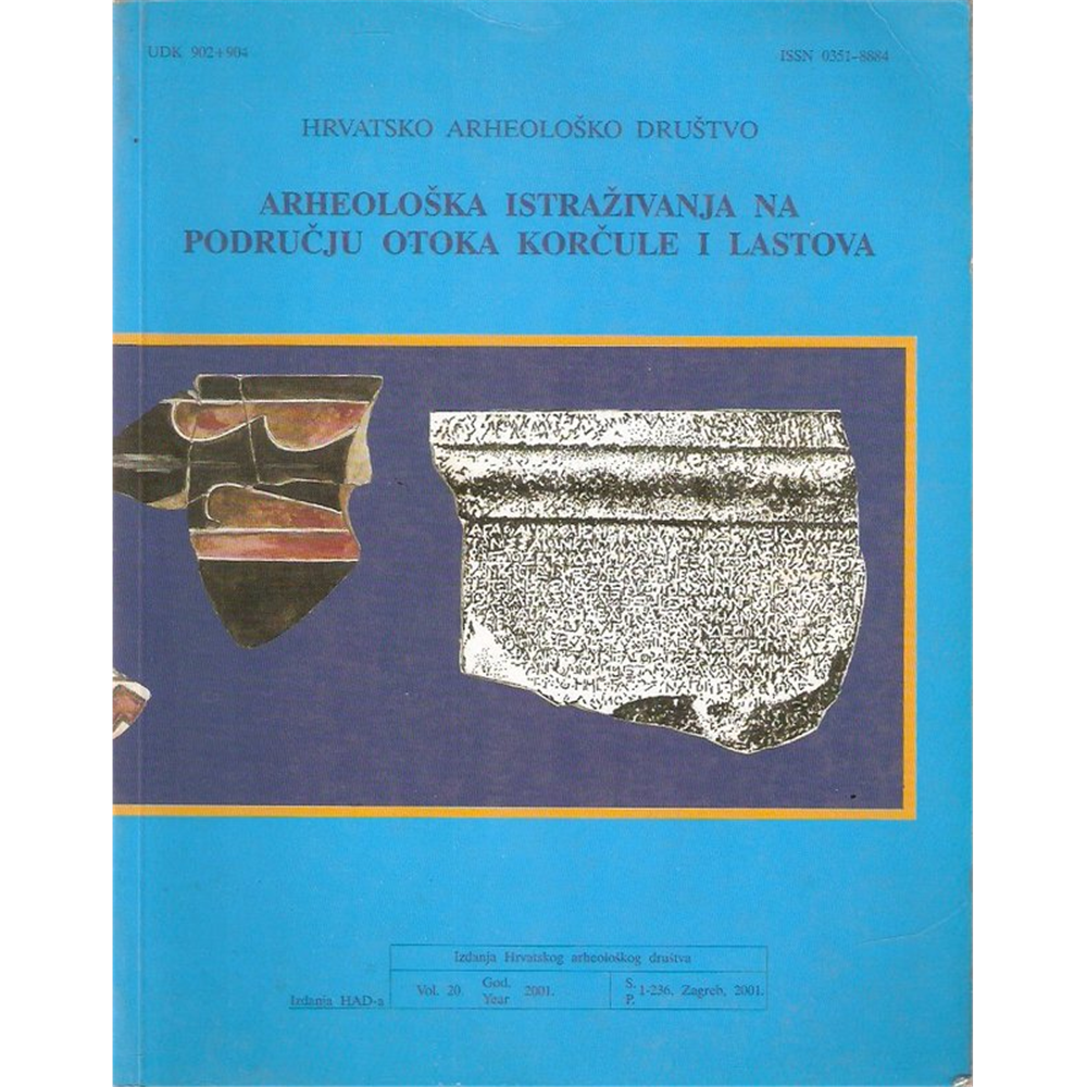 Arheološka istraživanja na području otoka Korčule i Lastova