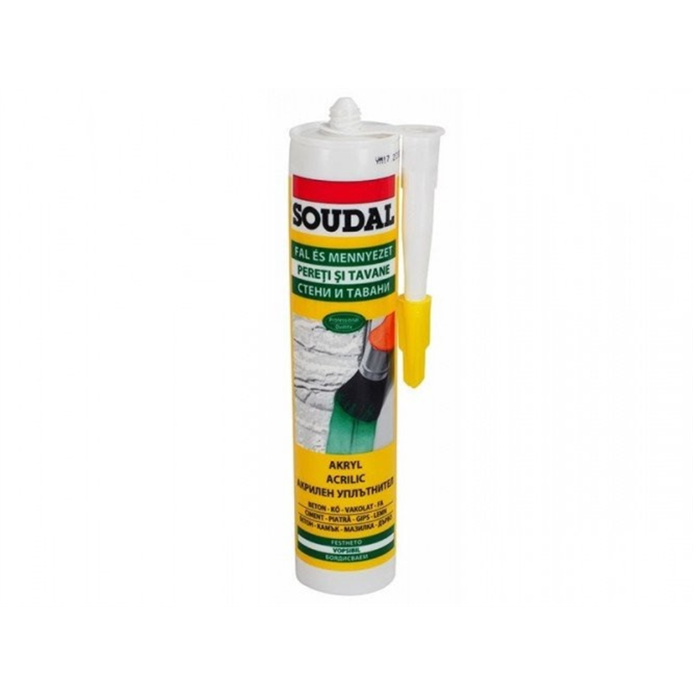 Soudal Akrilni Kit 280 ml Beli