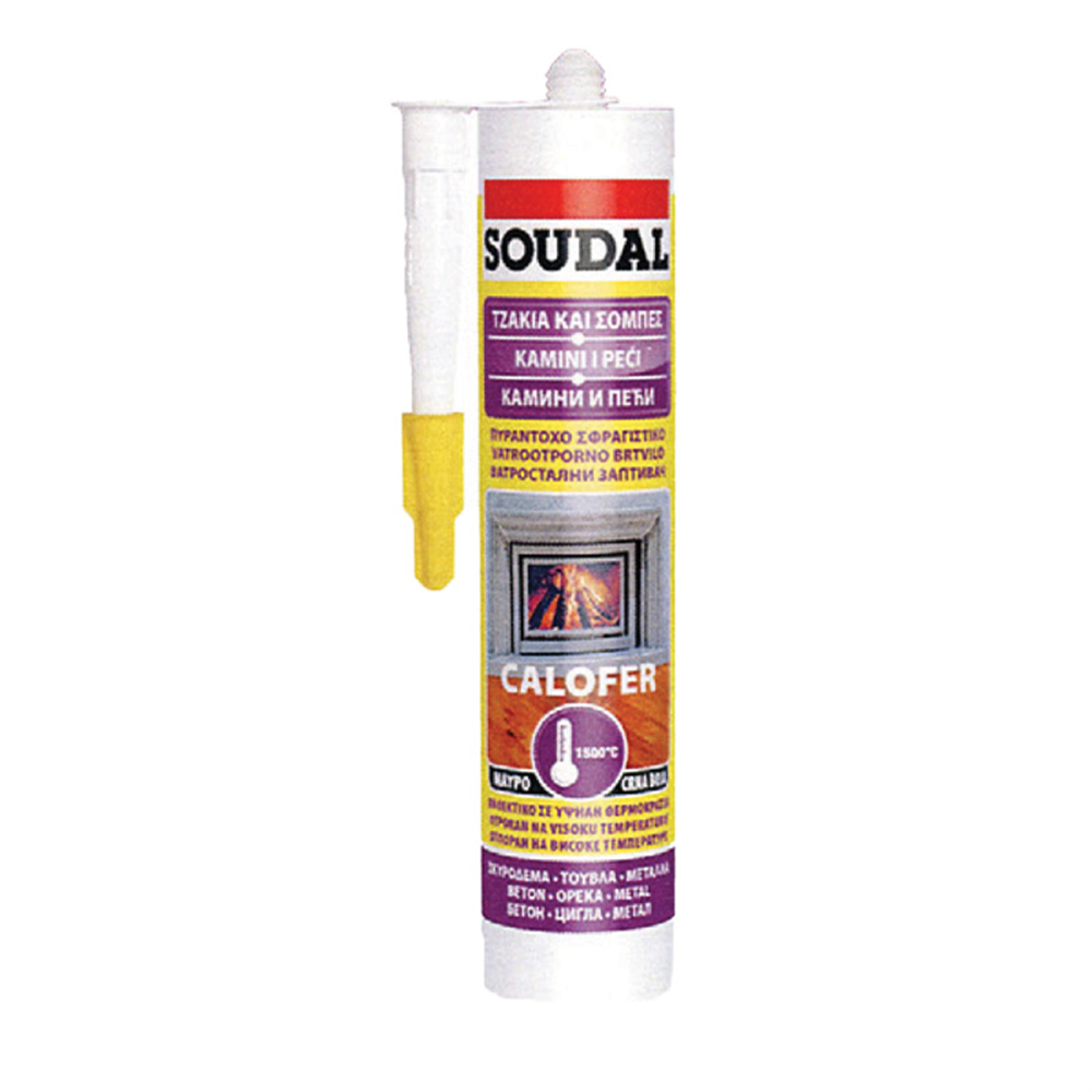 Soudal Silikon Visoke Temperature 1500c 0.300ml