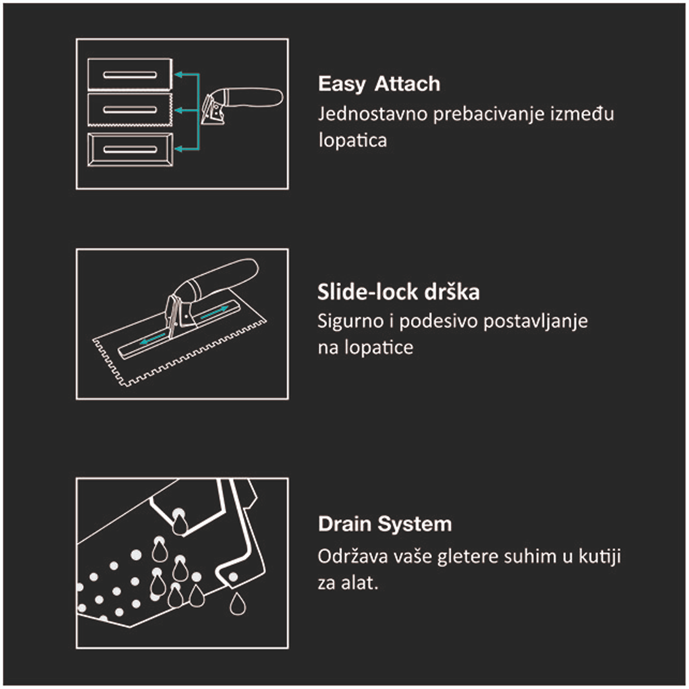 Set gleterica, 8 kom – BIHUI PTSJG8