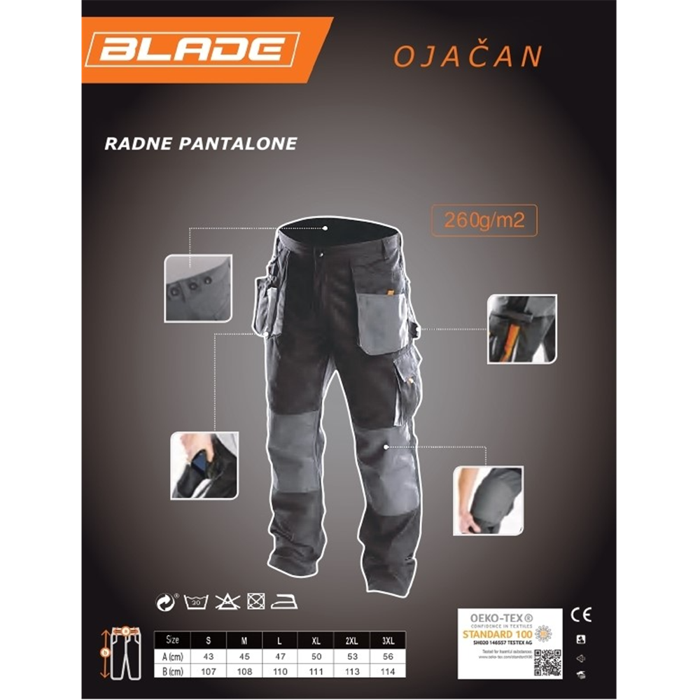 Blade Gartner Radne pantalone BWP