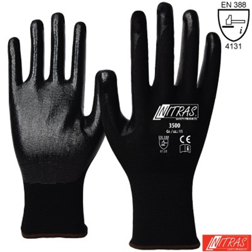 Zaštitne rukavice Nylon Black -Nitras